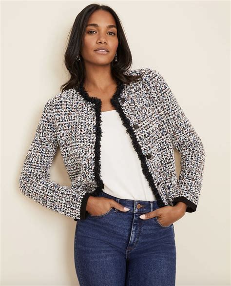 chanel like tweed jackets|chanel tweed jacket look alike.